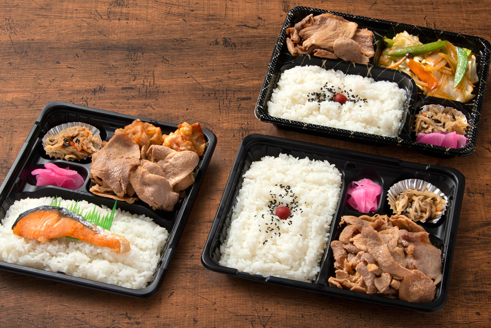 定食メニューの例