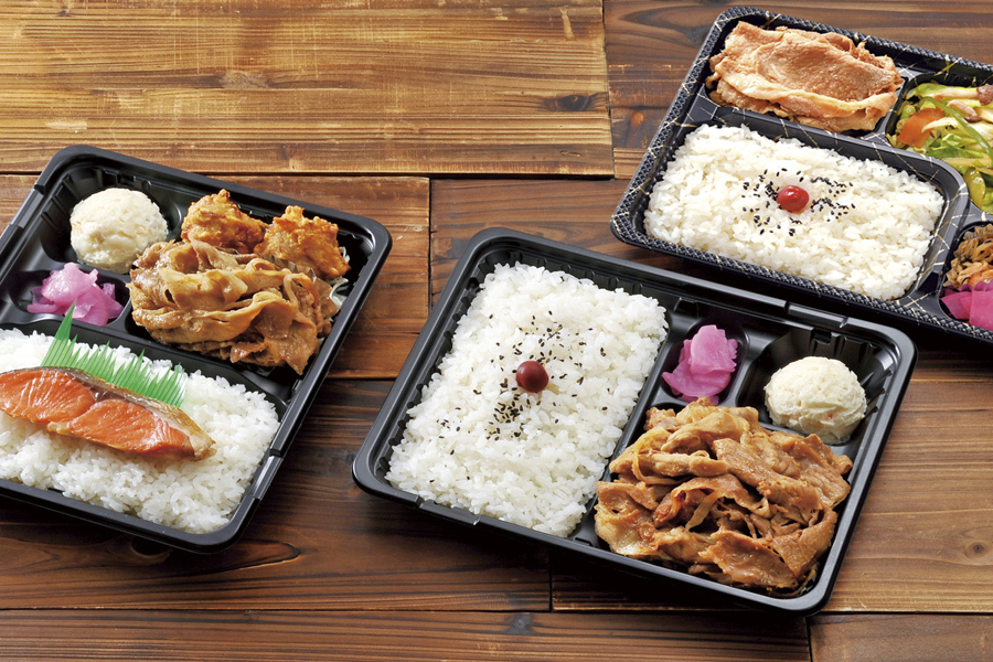 定食メニューの例