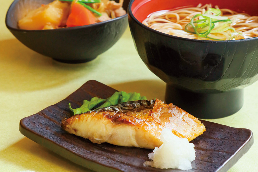 定食メニューの例